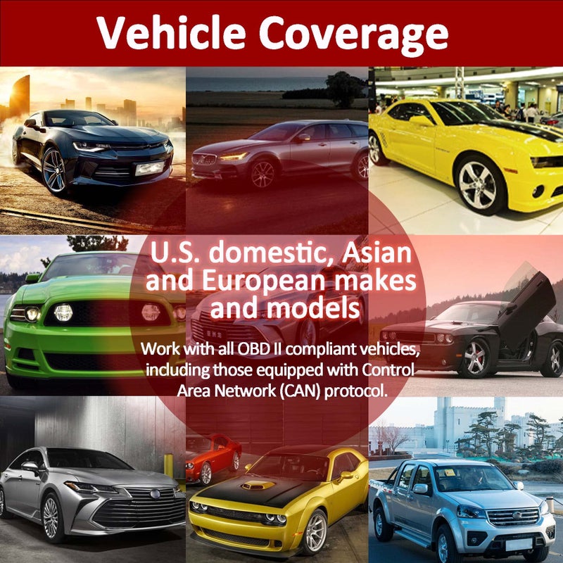 أوتل Autel Autolink Al329 (تحديث مجاني مدى الحياة) Obd2/Eobd قارئ الأكواد المحمول بنقرة واحدة I/M مفتاح الاستعداد Obdii/Can أداة المسح التشخيصي للسيارة بيانات حية Auto Vin Lite Of Ml629/Al619/Al519/Al539B/Ap200 - Image 5