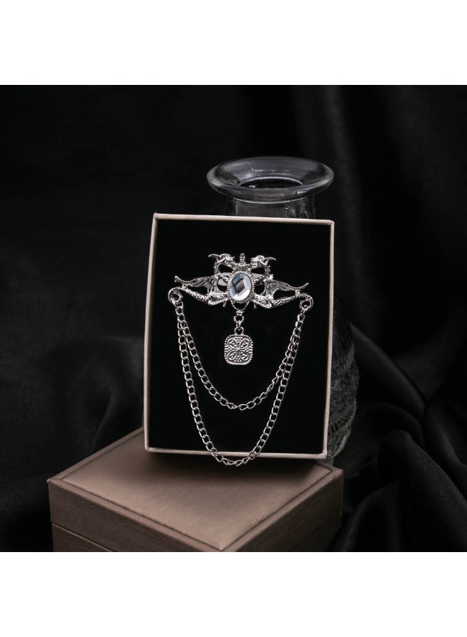 KUYING Retro Minimalist Personalized High-end Fashion Brooch 