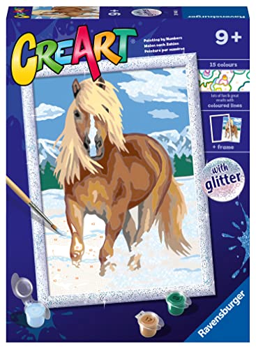 Ravensburger CreArt The Royal Horse Paint by Numbers Kit Ideal for Kids Beginners Complete Set DIY Home Art Project Great Gift for Ages 9 and Up - Image 3