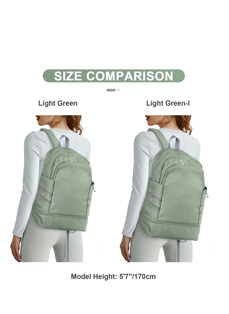 KASTWAVE - Women Sports Backpack Gym Bag, Women Waterproof Backpack, Lightweight Travel Backpack with Shoe Compartment Wet Pocket Travel Backpacks - Image 1