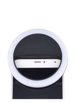 Generic Ring Selfie Light For Smartphone Black/White  - Image 1