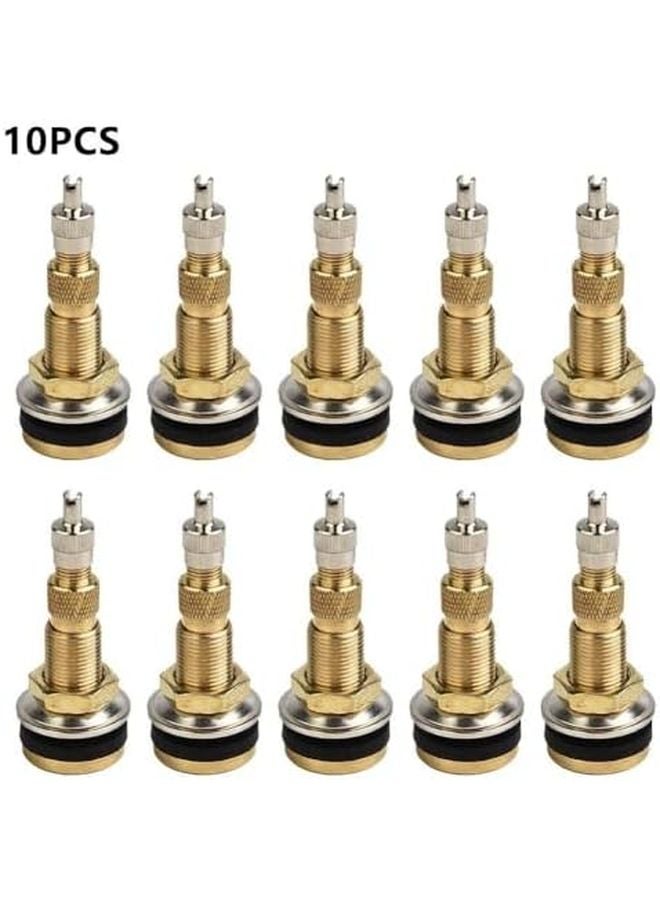 صمامات إطارات بدون أنبوب من النحاس والمطاط لثقب حافة الإطار 5/8 بوصة لمعدات المزرعة - Image 3