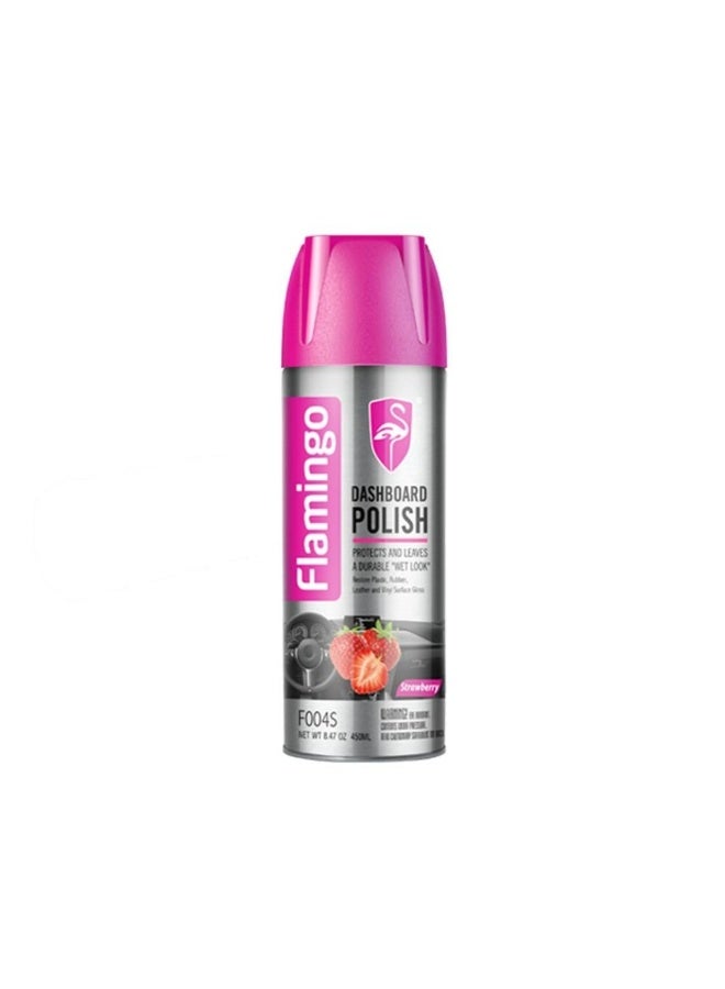 Flamingo Strawberry Scent Dashboard Polisher Spray 450ml | F004S