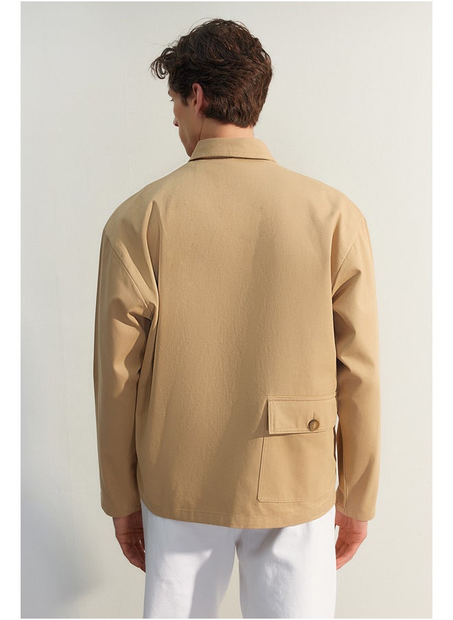 trendyol - Jacket - Beige - Regular fit - Image 1