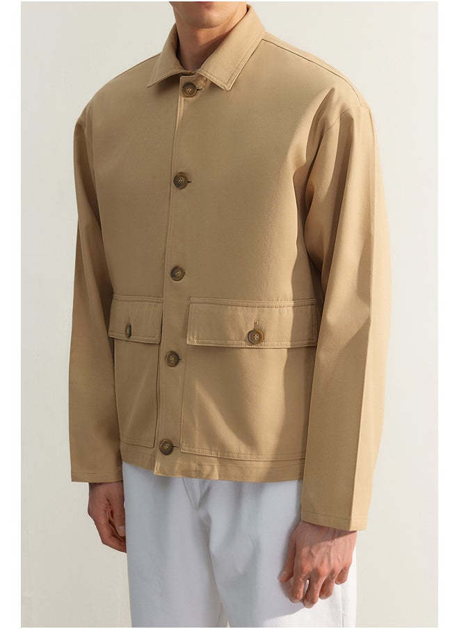 trendyol - Jacket - Beige - Regular fit - Image 1