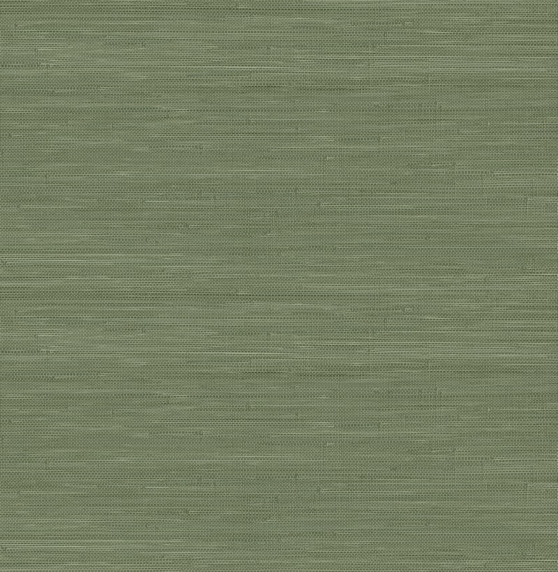 NuWallpaper x Society Social Classic Faux Grasscloth Peel and Stick Wallpaper, Hunter Green - Image 1