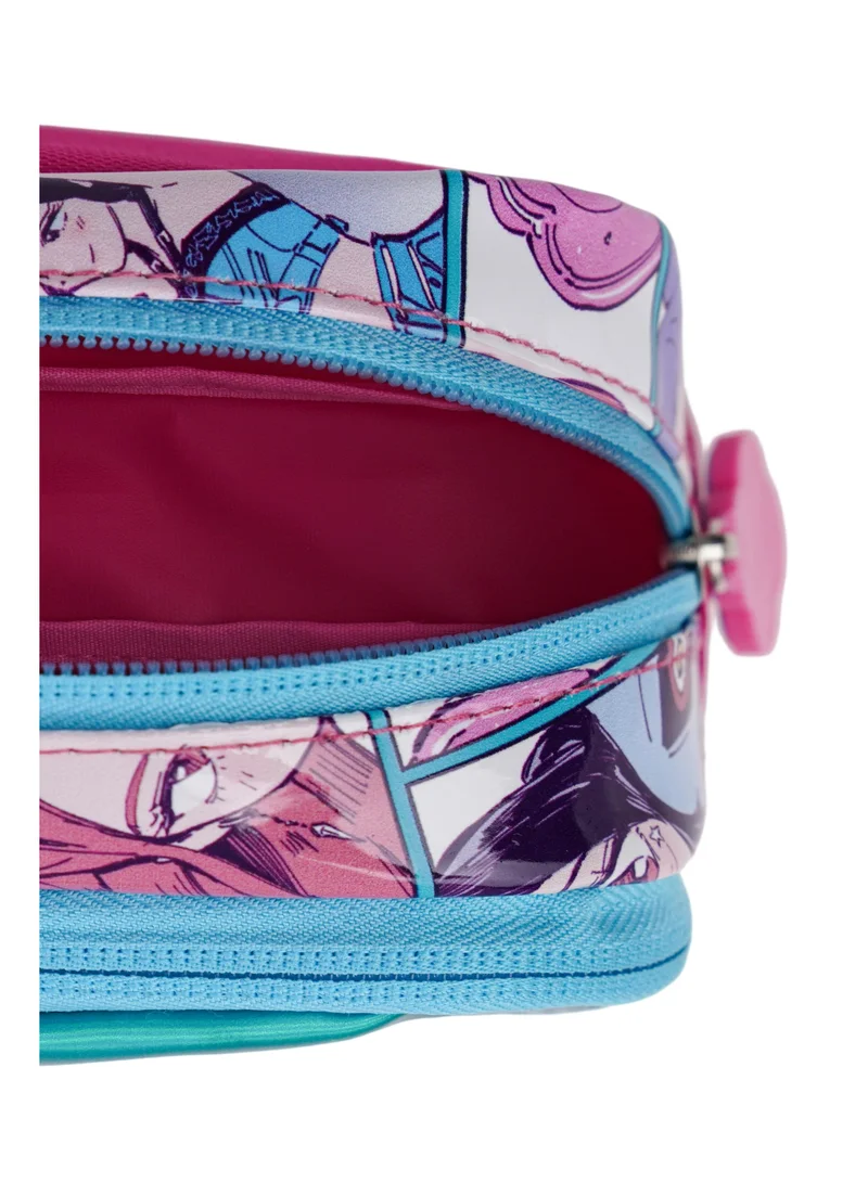 Netflix  Netflix KPop Demon Hunters Regular Pencil Case | Huntrix Double Zipper Pencil Pouch for Kids & Teens | Large Capacity School Stationery Organizer | Durable K-Pop Inspired Pencil Case for Women | Best Price UAE
