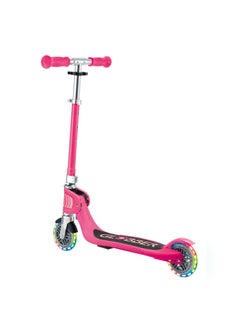 GLOBBER Globber Flow Foldable Junior Lights 2-wheel Kick Scooter in Fuchsia  - Image 3