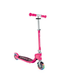 GLOBBER Globber Flow Foldable Junior Lights 2-wheel Kick Scooter in Fuchsia  - Image 4