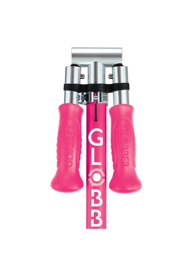 GLOBBER سكوتر جلوبر فلو القابل للطي للأطفال مع أضواء بعجلتين باللون الفوشيا - Image 5