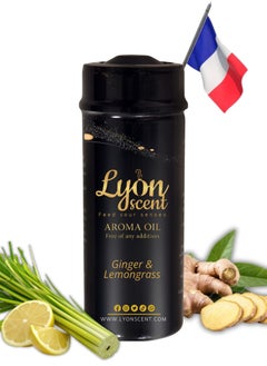 LYON SCENT Lyon Scent Aroma Oil, 100% Pure Oil, Perfume for Air Freshener, Diffuser Aroma, Fragrance Oil, Air Freshener Oil refill, Essential Scented Oil, Luxurious Scent (Ginger & Lemongrass)  - Image 1