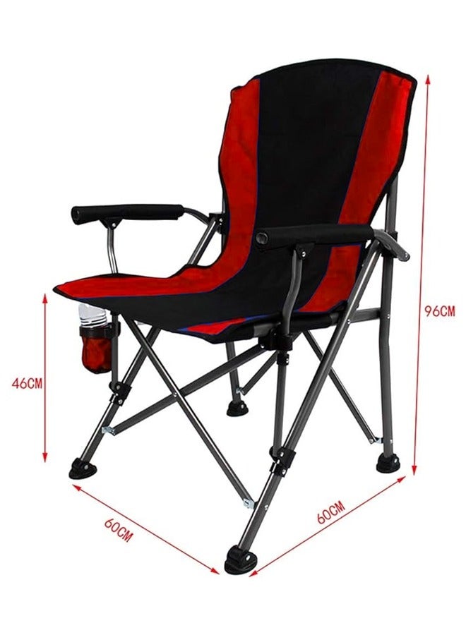 NKX Ultimate Comfort Foldable Camping Chair with Cup Holder - Image 2