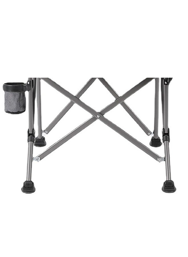 NKX Ultimate Comfort Foldable Camping Chair with Cup Holder - Image 3