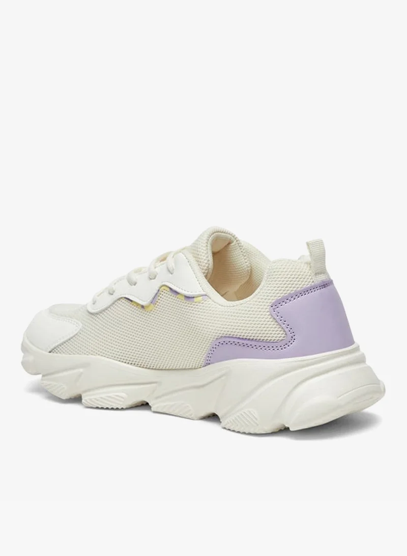 Oaklan by Shoexpress Panelled Lace-Up Sports Shoes