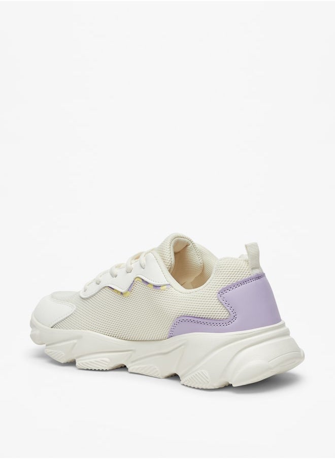 Oaklan by Shoexpress Panelled Lace-Up Sports Shoes  - Image 2