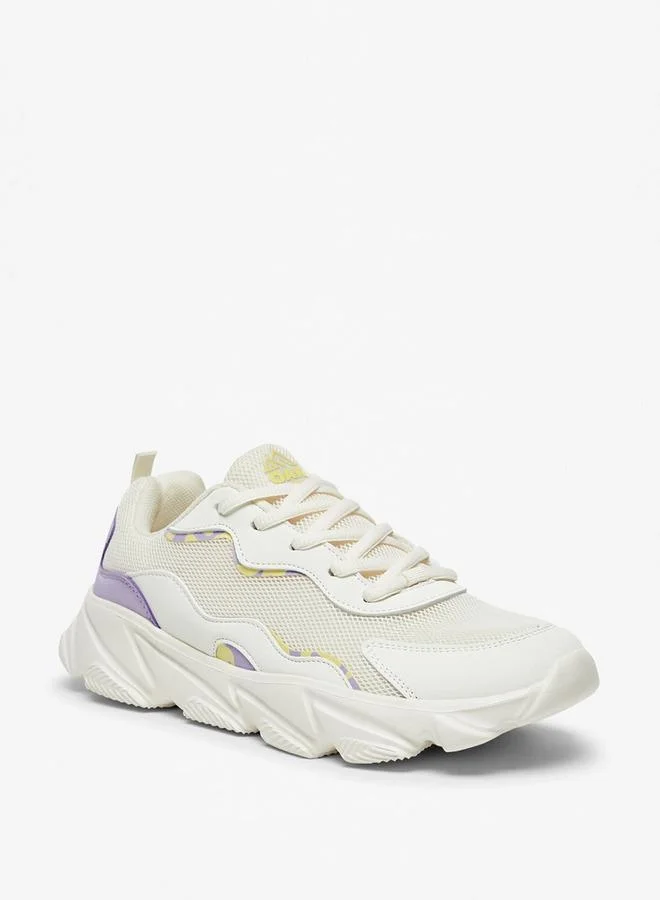 Oaklan By Shoexpress Panelled Lace-Up Sports Shoes