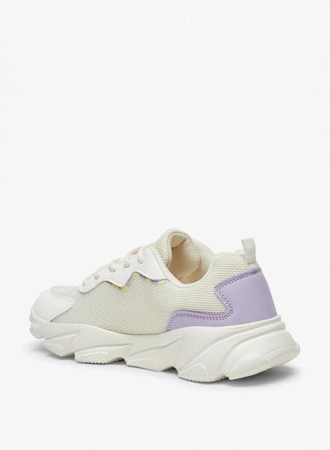 Oaklan By Shoexpress Panelled Lace-Up Sports Shoes
