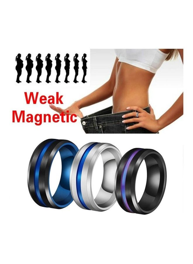 NIBEMINENT Medical Weight Loss Titanium Steel Colour Ring  - Image 3