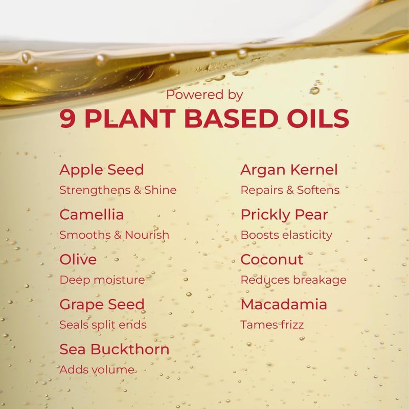 MOEV ANNURCATIN Hair Oil Essence | Korean Apple Hair Care Perfumed Serum | Heat Protect & Anti-Frizz | Nourishing Apple Seed Oil for Dry, Frizzy, Damaged Hair 2.7 fl.oz - Image 3