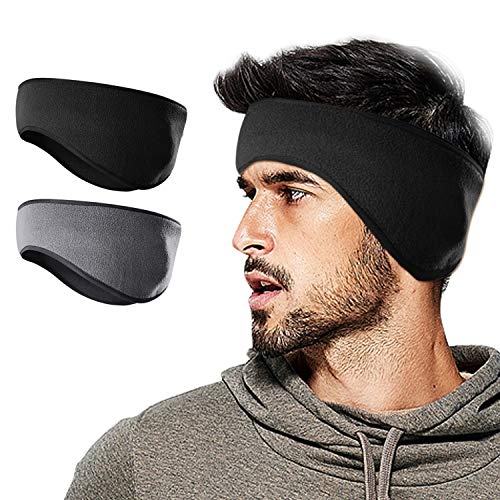 Lauzq Winter Fleece Ear Warmers Headband Ear Muffs for Men Women Kids, Ear Covers for Cold Weather Ski Running Cycling Work - Image 1