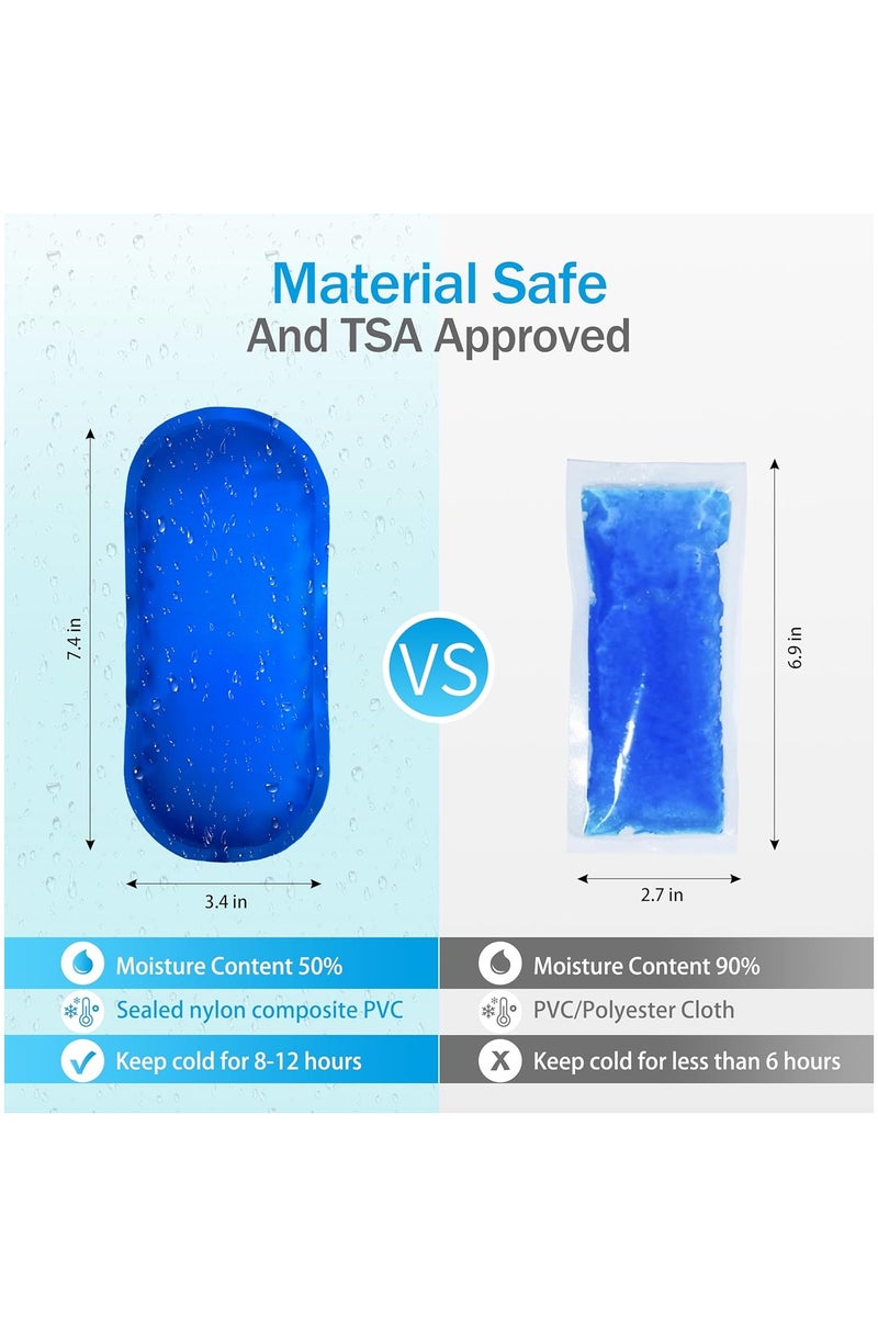 Arabest حافظة الأنسولين 24 ساعة - حقيبة طبية مبردة مع شاشة عرض درجة الحرارة، حقيبة سفر لمرضى السكري مع حزام للمعصم و 2 حزمة ثلج قابلة لإعادة الاستخدام - Image 3