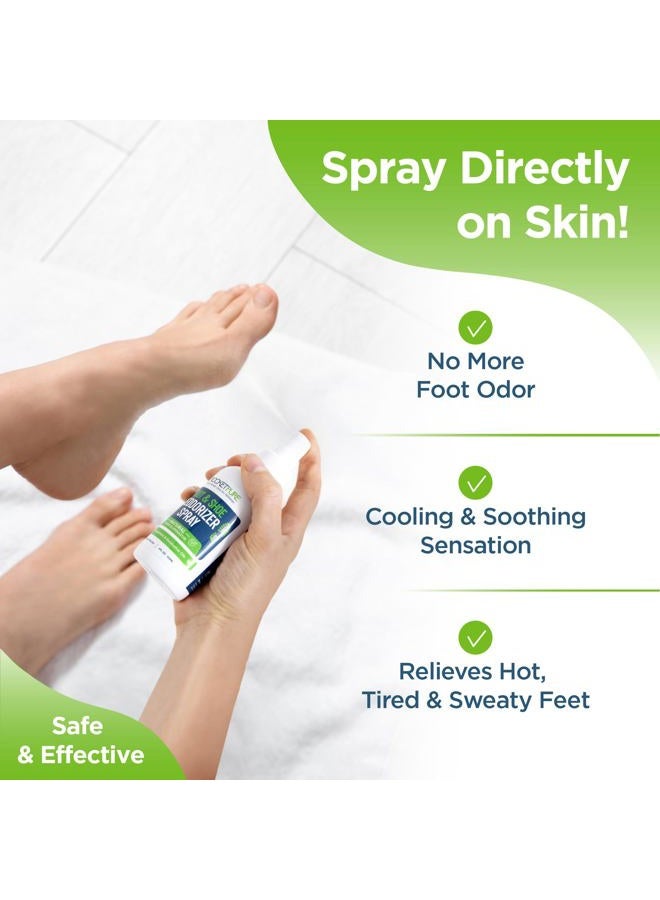 Rocket Pure (Mint Spray, Single) - Natural Mint Shoe Deodorizer, Foot Deodorant Spray. Fights Odour, Stink Caused by Bacteria. Spray Freshens . Messy Powders, Antiperspirants, Insoles, Sneaker Balls. Use on Fe... - Image 5