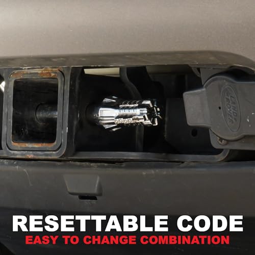 Trimax MAG200 - Trailer Receiver Lock (Resettable Combination) - Combination Lock Trailer, 5/8" Pin - Image 4