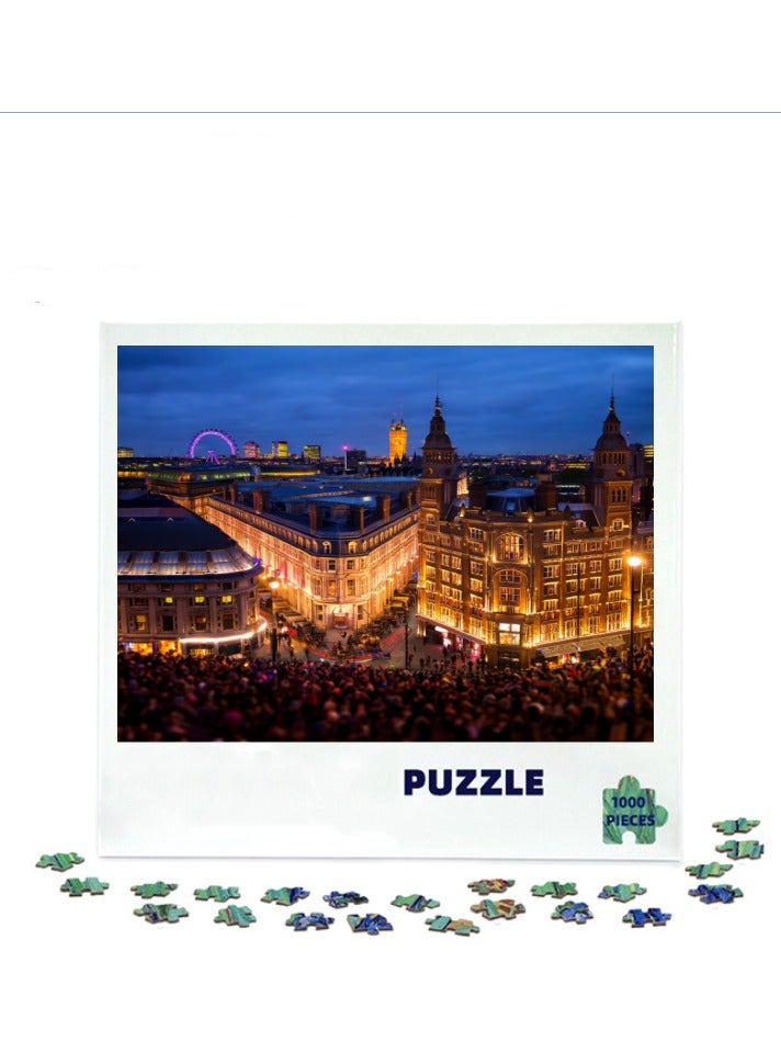 Anna 1000-Piece 3D Creative Puzzle with Scenic Patterns - Image 1