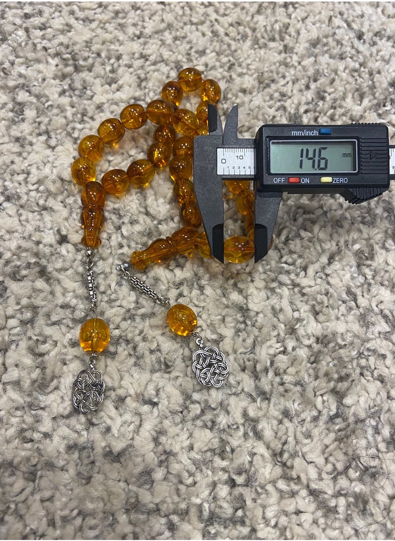 JewelryJo - Sandalous Prayer Beads For Men 28 Beads Size 13.4mm - Image 1