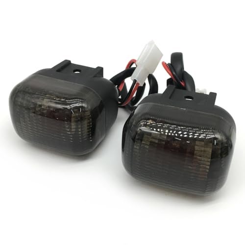 SPNUVR 2Pcs Motorcycle Front turn signals Winker Indicators light Compatible With Yamaha BWS 50 100 125 ZUMA50F50 FX ZUMA 125 Smoke - Image 1