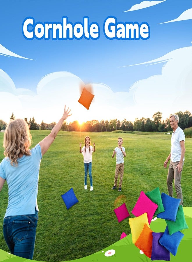 Bgtecho 48 Pcs Mini Bean Bags, Colorful Nylon Cornhole Bean Bags for Tossing, Small Beanbag, Tossing Beanbags for Outdoor Hand Toss Games Carnival Party Supply, 2.5 x 2.5 Inch, 6 Colors - Image 4
