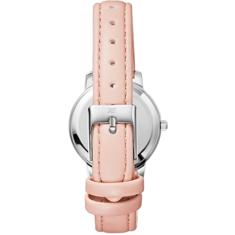 كينيث سكوت ساعة كينيث سكوت نسائية بعرض تناظري وسوار بولي يوريثين فضي - Image 5