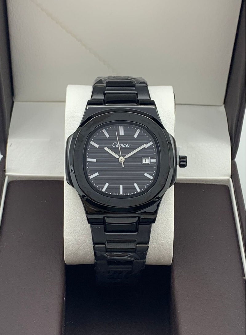 كوراتو ساعه رجالي ضد الما استيل