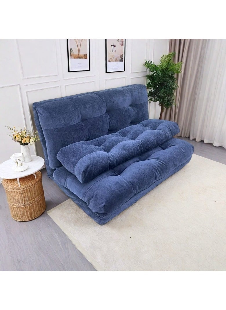 Albawadi Folding Floor Sofa Chair Comfort Sleep Bed Adjustable Back with Pillow  - Image 1