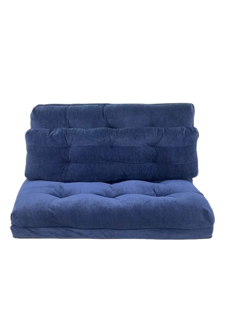 Albawadi Folding Floor Sofa Chair Comfort Sleep Bed Adjustable Back with Pillow  - Image 2