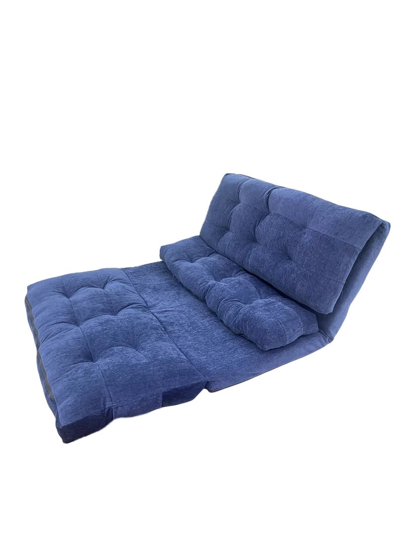 Albawadi Folding Floor Sofa Chair Comfort Sleep Bed Adjustable Back with Pillow  - Image 4