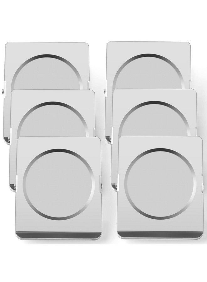 Grtard Grtard 6 Pack Extra Large Magnetic Clips Heavy Duty, Stainless Steel Meta Magnet Clips for Fridge, Magnets with Clips, Strong Fridge Magnets for Locker, Whiteboard, Photo Display to-do List - Image 1