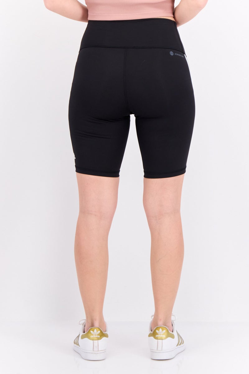 Adidas Women Sportswear Fit Training Shorts, Black - Image 4