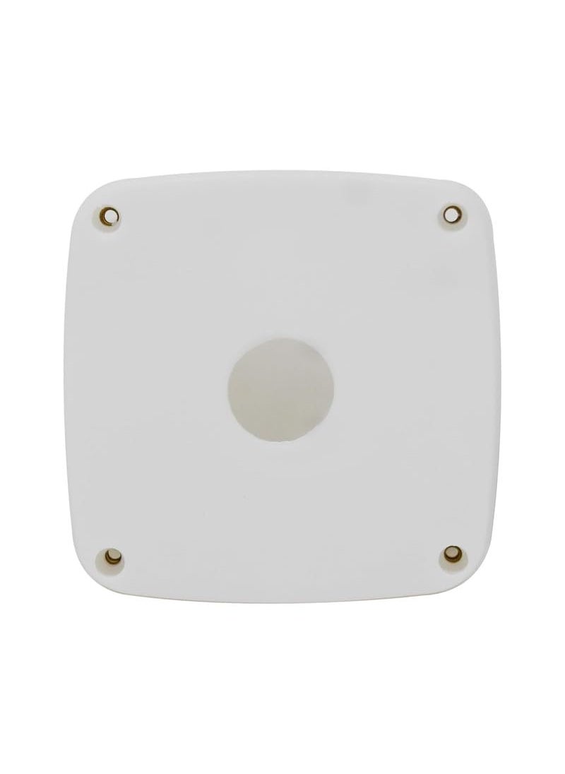 QUARSON - QUARSON CCTV Box PVC WeatherResistant 4X4 Survillance Camera Mounting Juction Box With Brass Nuts Fitting Pack of 2 White 1 - Image 1