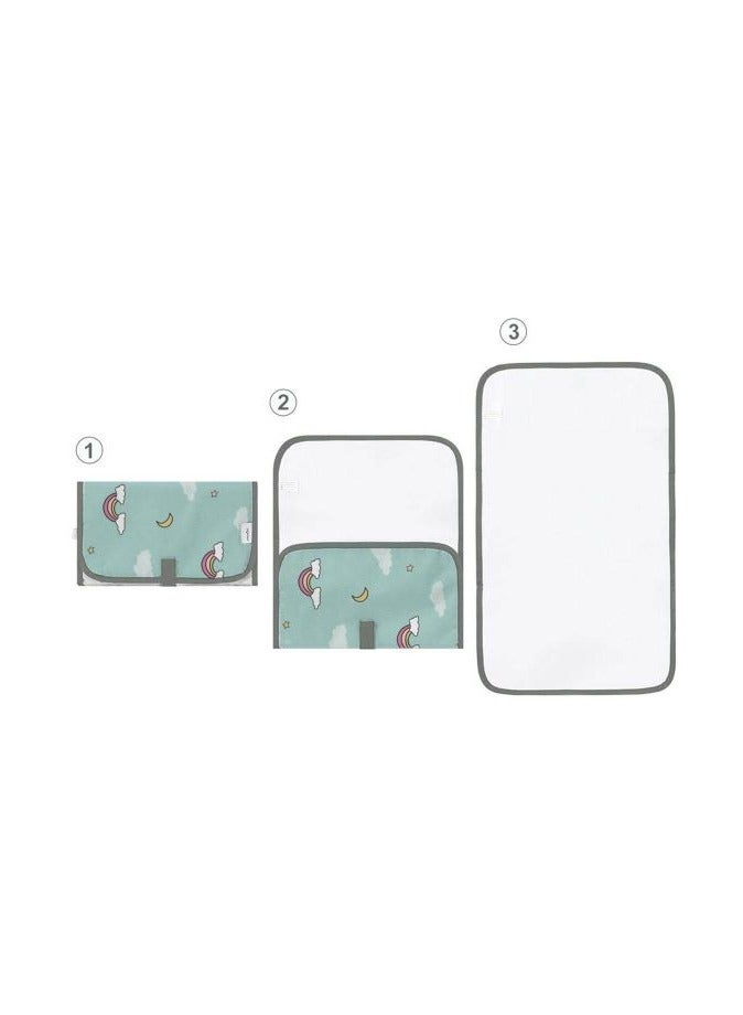 Mamas Gift Travel Changing Mat Animals with Its Simple, Catchy Design, This Waterproof Diaper-changing Mat Can Be Squeezed Into Any Bag So You Can Take It Every Time on the Go. - Image 3