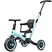 newyoo Tricycles for 13 Year Olds Toddler Bike Birthday Gift and Toy for Boys and Girls Toddler Tricycle with Parent Push Handle Trike with Backrest and Safety Belt Blue TR007 - Image 4