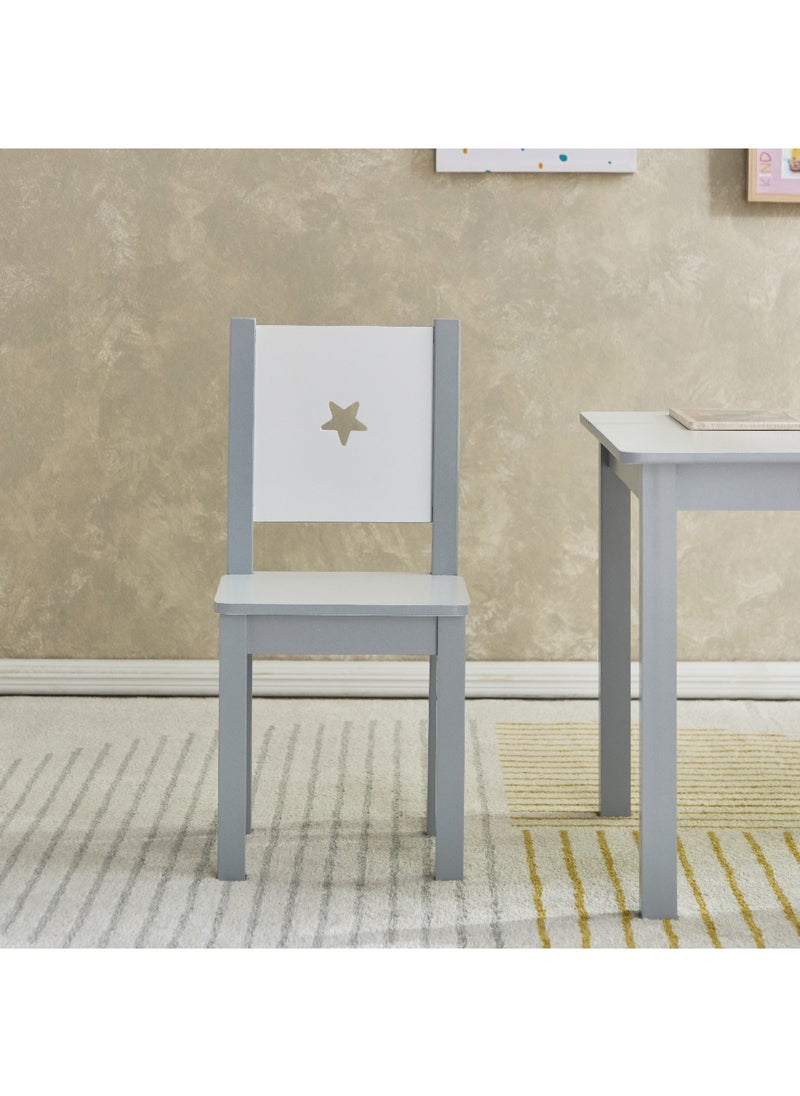 Home Box - Vanilla Starry Kids 2-Piece 2-Seater Table Set 60 x 48 x 60 cm - Image 1