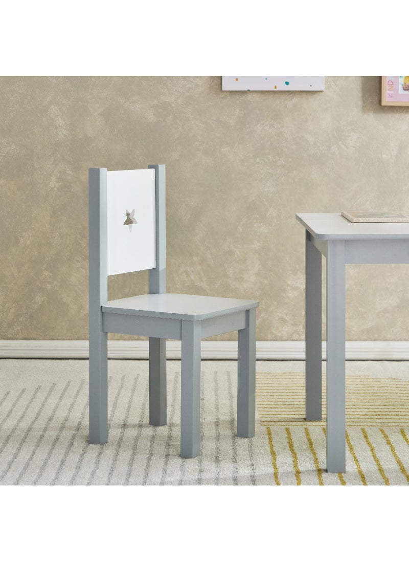Home Box - Vanilla Starry Kids 2-Piece 2-Seater Table Set 60 x 48 x 60 cm - Image 1