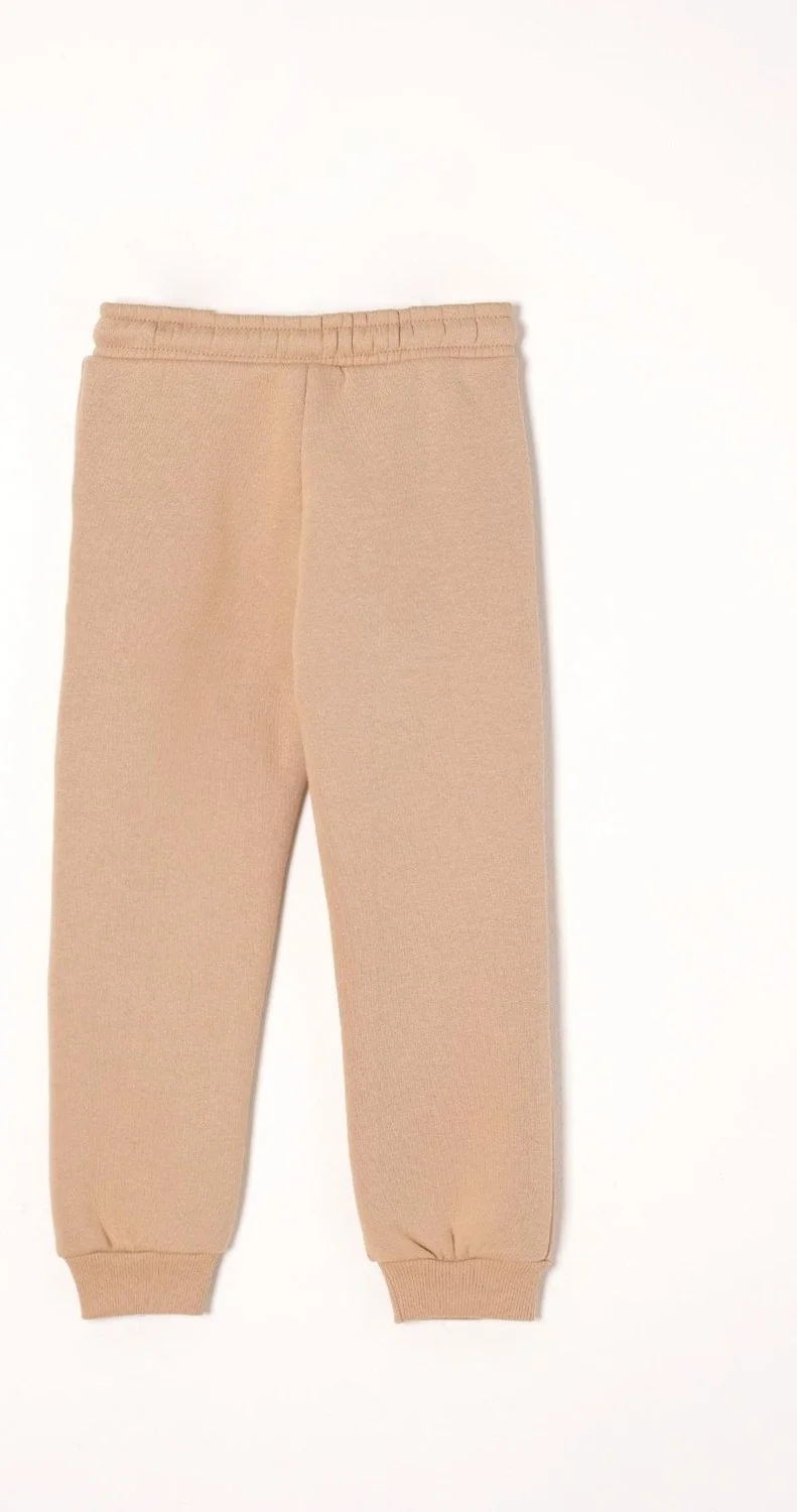 زيبكيدز B Printed Mink Color Boy Tracksuit