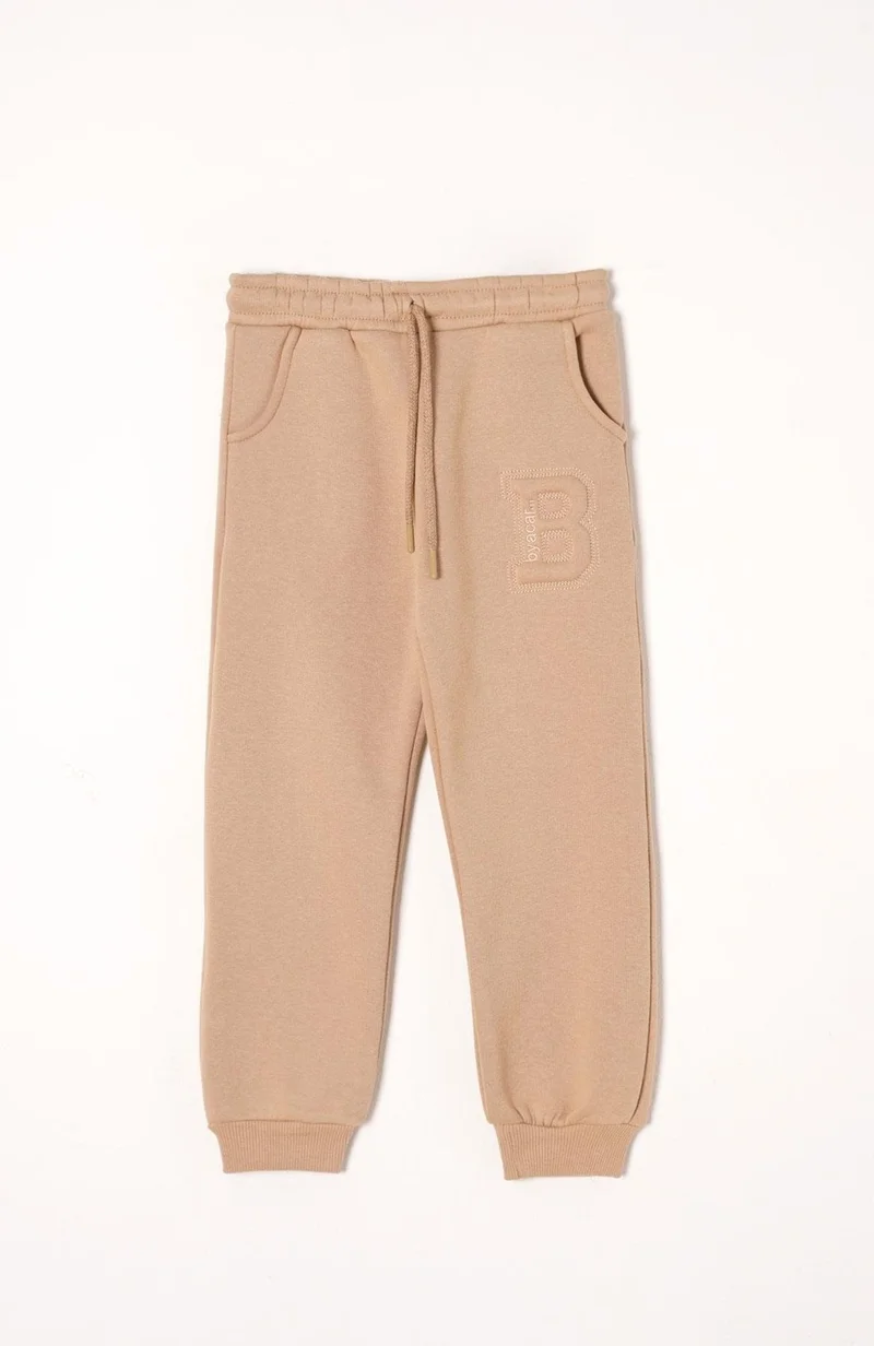 زيبكيدز B Printed Mink Color Boy Tracksuit