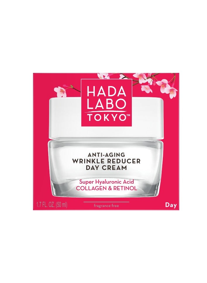Hada Labo Tokyo Anti-Aging Wrinkle Reducer Day Cream 50ml - Image 1