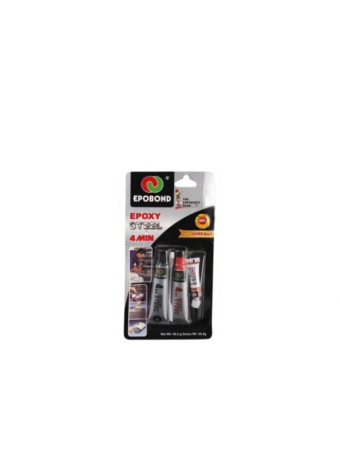 Epobond Epobond Epopond Epoxy Steel Glue with Super Glow Rocket Adhesive Tube 