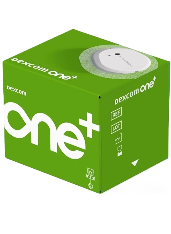 DEXCOM - Blood Glucose Sensor Dexcom One+ Offers Continuous Glucose Monitoring with Precision and Discretion Scan-free, Calibration-Free Measurement, Waterproof (USA ) - Image 1