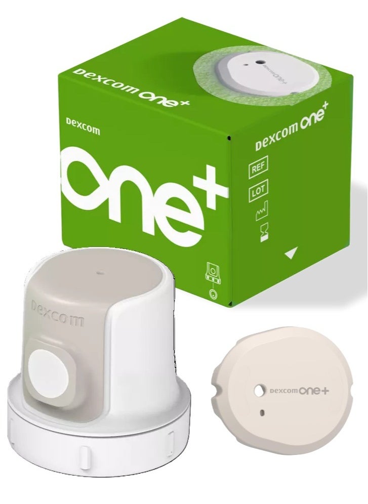 DEXCOM - Blood Glucose Sensor Dexcom One+ Offers Continuous Glucose Monitoring with Precision and Discretion Scan-free, Calibration-Free Measurement, Waterproof (USA ) - Image 1