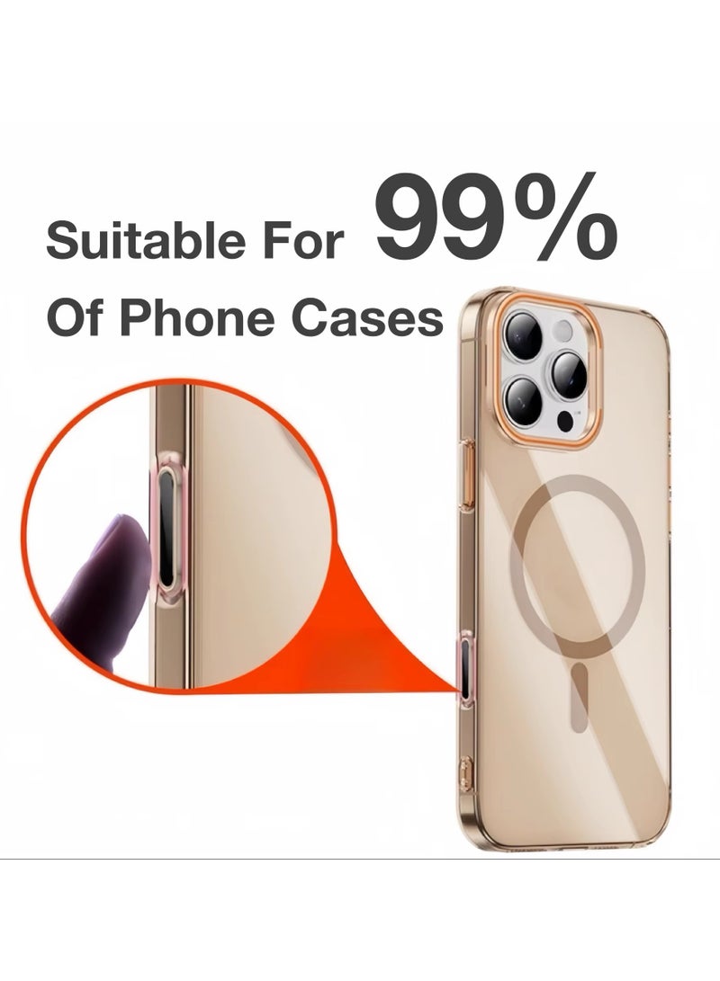 Compatible with iPhone 16 Pro Max/16 Plus - Metal Camera Button Protector, Enhanced Touch Sensitivity Cover for Precise Control(Gold,1 pcs) - Image 2